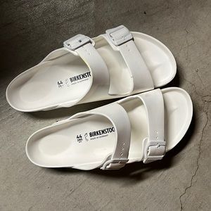 White Rubber Birkenstocks